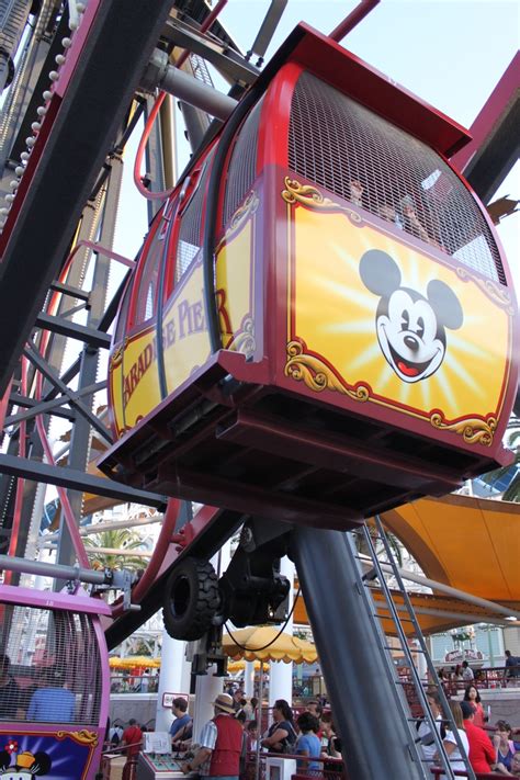 Disneyland California - Mickey's Fun Wheel (AKA Ferris Wheel) | Adventures by disney, Disneyland ...