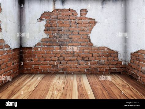 old interior with brick wall background texture Stock Photo - Alamy