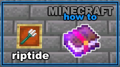 How to Get and Use Riptide Enchantment in Minecraft! | Easy Minecraft Tutorial - YouTube