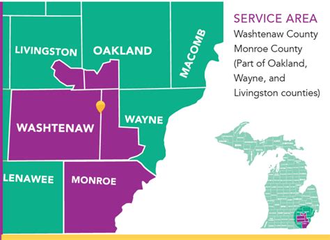 Service Area Search Tool — Huron Valley PACE