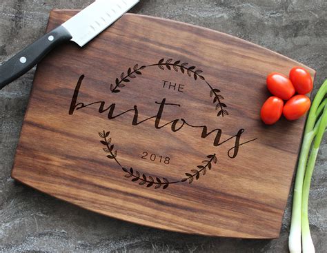 Personalized Cutting Board - Engraved Cutting Board, Custom Cutting Board, Wedding Gift ...