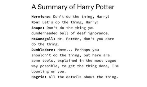 Summary of Harry Potter!! | Fandom