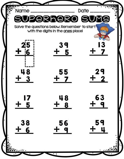 Adding 2 Digit Numbers With Regrouping Worksheets