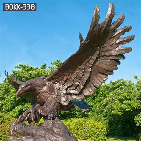 metal garden statues sculptures bronze bald eagle statue for sale ...