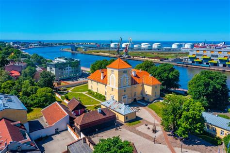 Panorama View of Castle of Livonian Order in Ventspils, Latvia Stock Image - Image of latvian ...