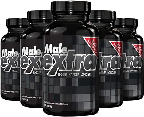 Male Extra Natural Male Enhancement Supplement, Helps Improve Sexual Performance, Size, and ...