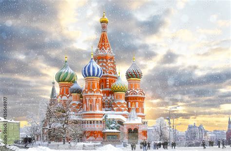 Red Square Russia Winter