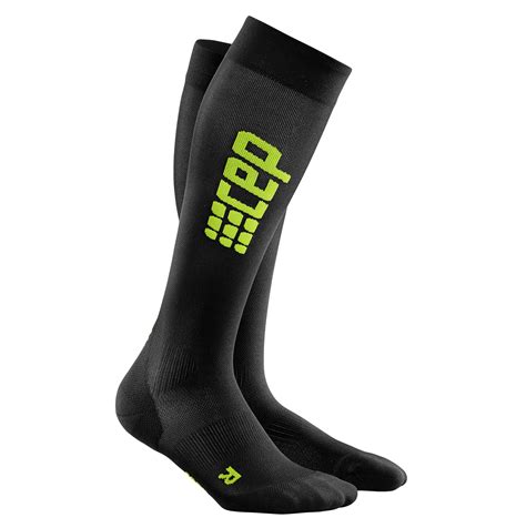 CEP Men's Progressive Run Ultralight Compression Socks Black Green Size ...