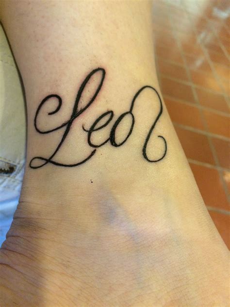 Leo Tattoos Small | Best Tattoo Ideas