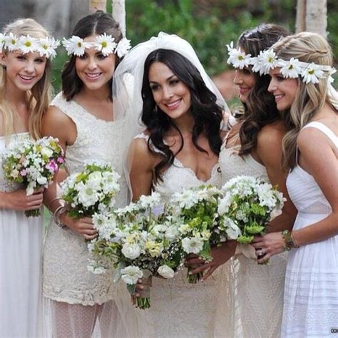 Bridal Party from Brie Bella and Daniel Bryan's Wedding | E! News