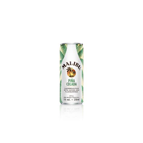 Piña Colada flavour added to Malibu ready-to-drink can range