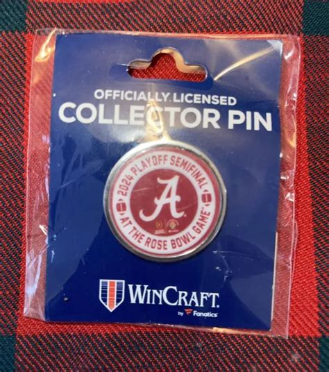 OFFICIAL 2024 ROSE Bowl Game Collector Lapel Pin Alabama Crimson Tide $15.99 - PicClick