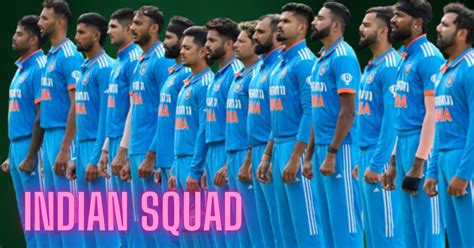 Indian Squad for ICC Cricket World Cup 2023 - Fixtures