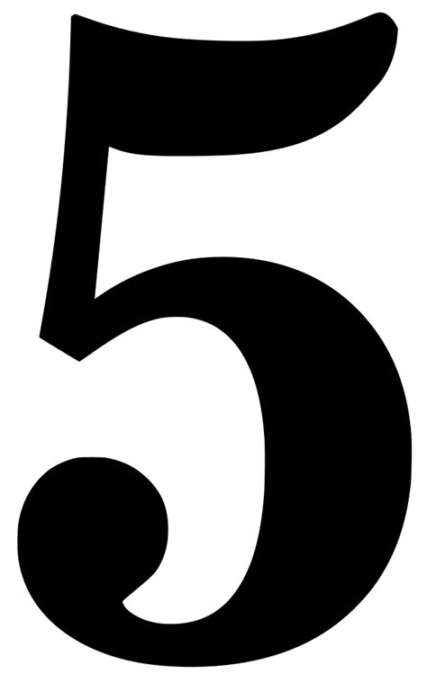 SVG > scrapbooking alphabet five 5 - Free SVG Image & Icon. | SVG Silh