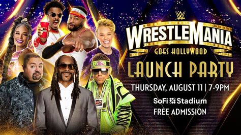 WWE WrestleMania 39 Launch Party (2022) - Backdrops — The Movie ...