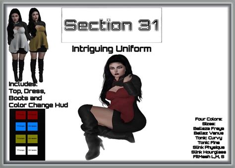 Second Life Marketplace - Section 31 Intriguing Uniform