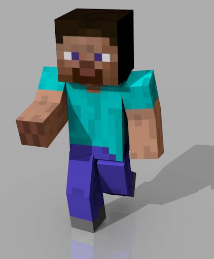 [1.1] Blender Model: Minecraft Player – Compatible With Blender 2.6 ...