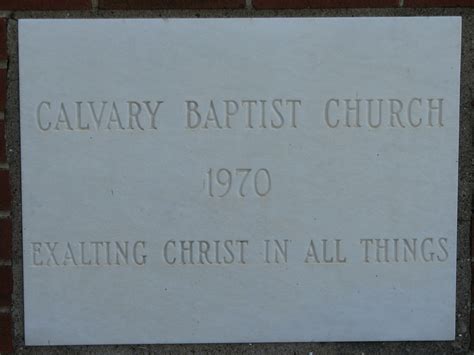 History - Calvary Baptist