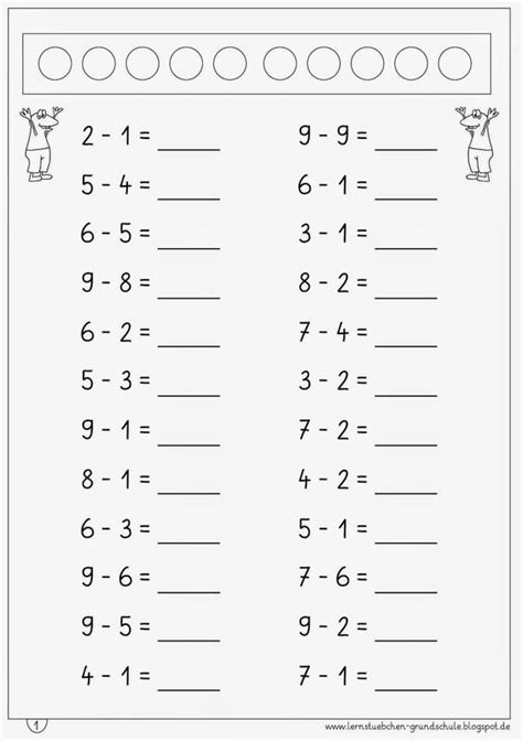 Lernstübchen: Ma 1 Rechnen bis 10 | Preschool math worksheets, Kids ...