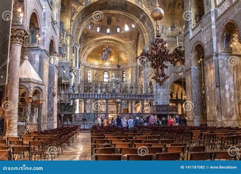 Interior of St Mark`s Basilica Editorial Photography - Image of saint ...