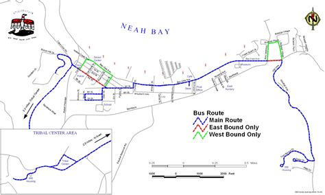 Neah Bay Bus Route Map - Neah Bay Washington • mappery