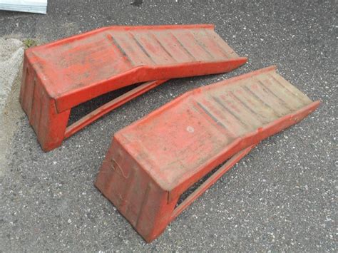 Set Of Steel Car Ramps ... | LE Farm Equipment & Estate Liquidation | K-BID