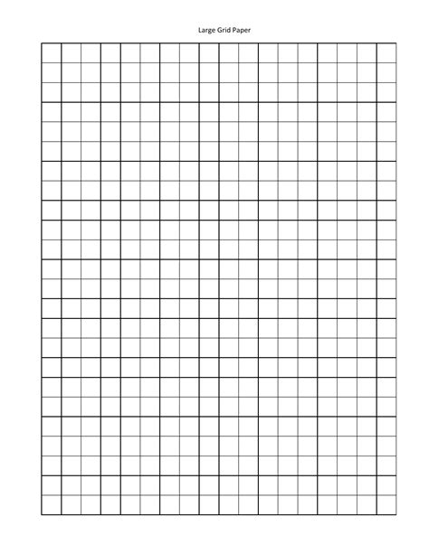 Large Grid Paper Template Download Printable PDF | Templateroller