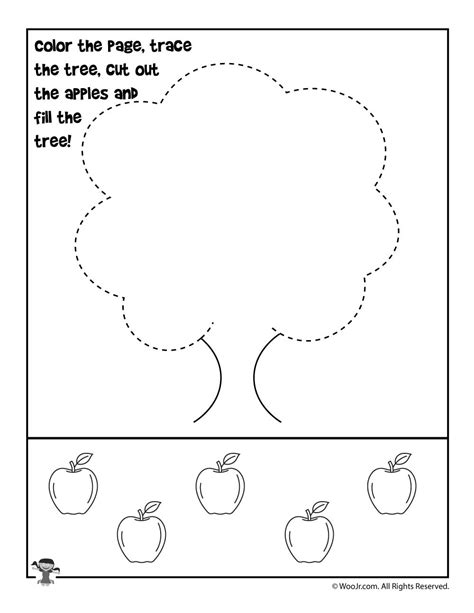 Tree Worksheet Kindergarten