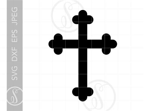 Cross SVG Cross Clipart Cross Silhouette Cut File Cross Svg Jpg Eps Pdf Png Cross Download SC796 ...