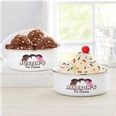 Personalized Ice Cream Bowls