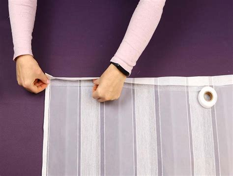 How To Hem Curtains 2 Ways With Or Without Sewing O