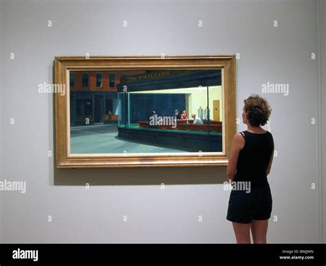 Edward Hopper Nighthawks painting piece of art art skill picture painting art museum museum ...