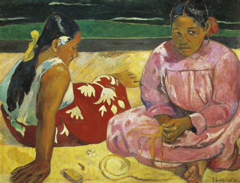 Artist Paul Gauguin in Tahiti