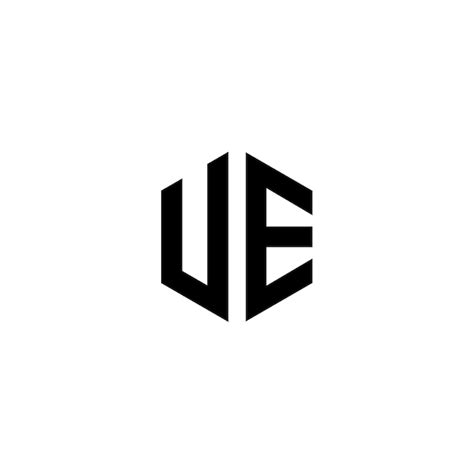 Premium Vector | Ue logo vector