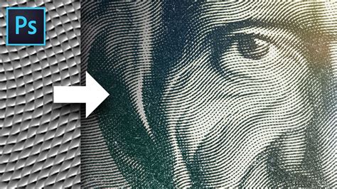 This Magic Texture Creates an Engraved Money Effect in Photoshop! - YouTube