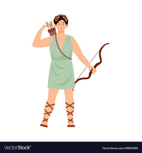 Artemis The Greek Goddess Of The Hunt Drawing