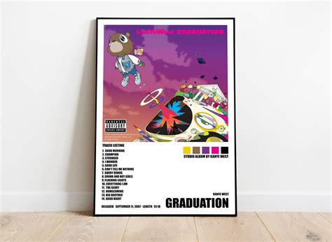 Kanye West Graduation Poster Album Cover Poster Room | Etsy