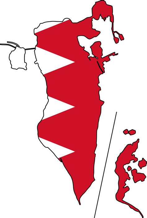 Bahrain Flag Map | Bahrain flag, Bahrain map, Bahrain