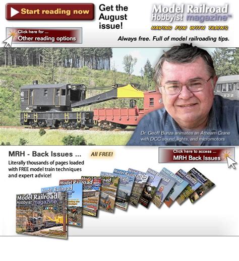 MRH... Model Railroad Hobbyist Magazine. Free On-Line Subscription.