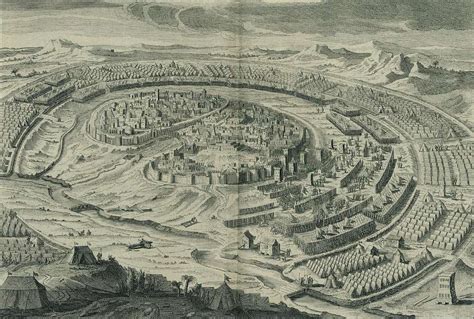 The siege of Jerusalem by Nebuchadnezzar map (cropped) - PICRYL ...