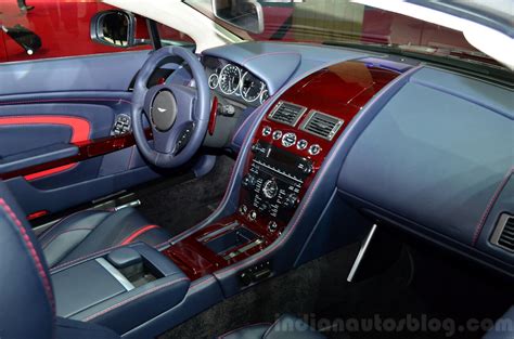 Aston Martin V12 Vantage S Roadster interior at the 2014 Paris Motor Show