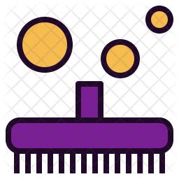 Scrub Icon - Download in Colored Outline Style