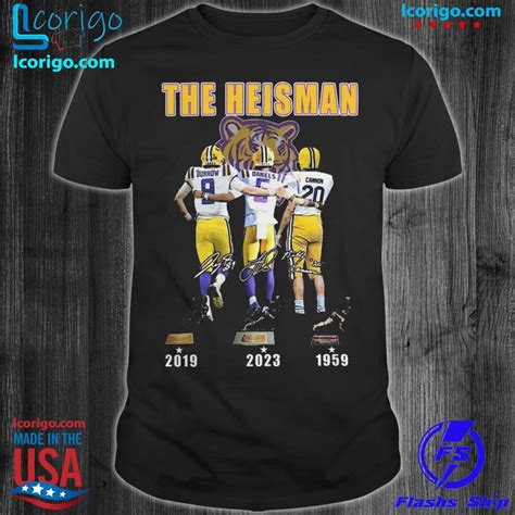 Lsu tigers the heisman trophy jayden daniels Joe burrow billy cannon Shirt, hoodie, sweater ...