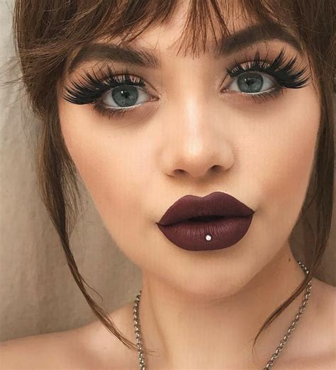 46 Amazing Makeup Looks to Try - Ninja Cosmico Lip Piercing Names, Face ...