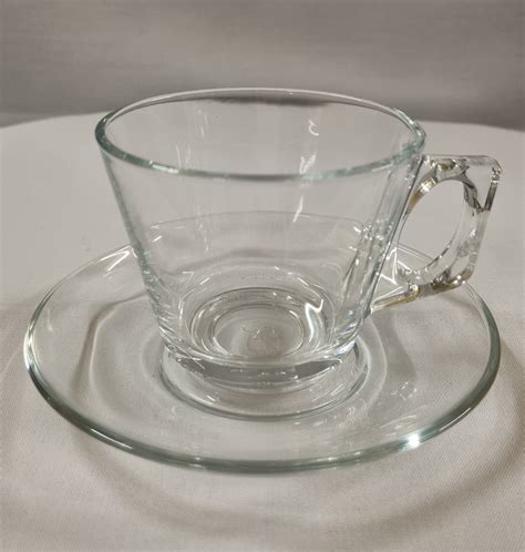 Glass Tea Cup and Saucer – Grosvenor Rentals