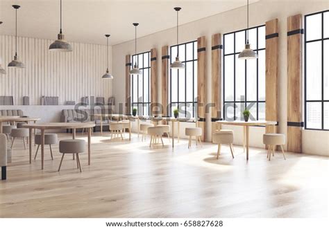 Side View Modern Cafe Interior Concrete Stock Illustration 658827628 | Shutterstock