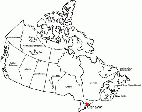 Oshawa Map