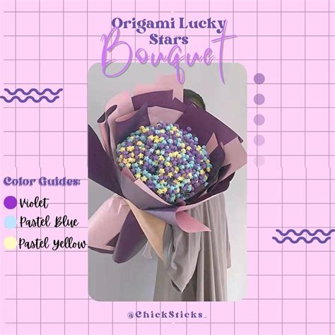 Origami Lucky Stars / Paper Stars Bouquet | Origami lucky star, Paper stars, Paper craft videos