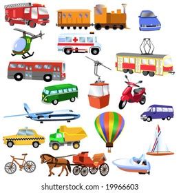 Modes Of Transport Clipart