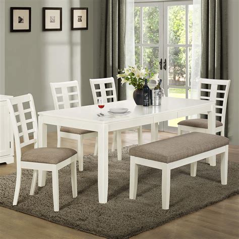 26 Big & Small Dining Room Sets with Bench Seating